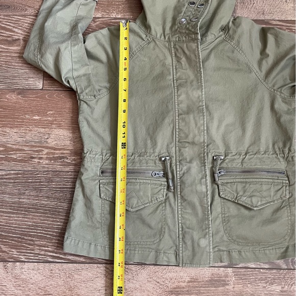 Tommy Hilfiger Olive Green Canvas Preppy,Military, Utility Jacket/Coat Size M - Picture 15 of 16